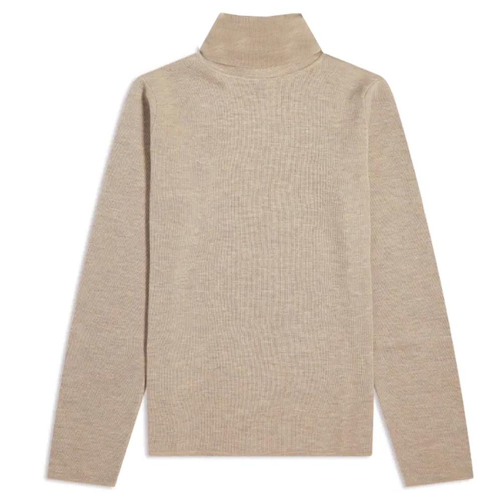 Maison Kitsune Fox Head Turtleneck Knit Sweater Women’s HW00516KT1036 H250