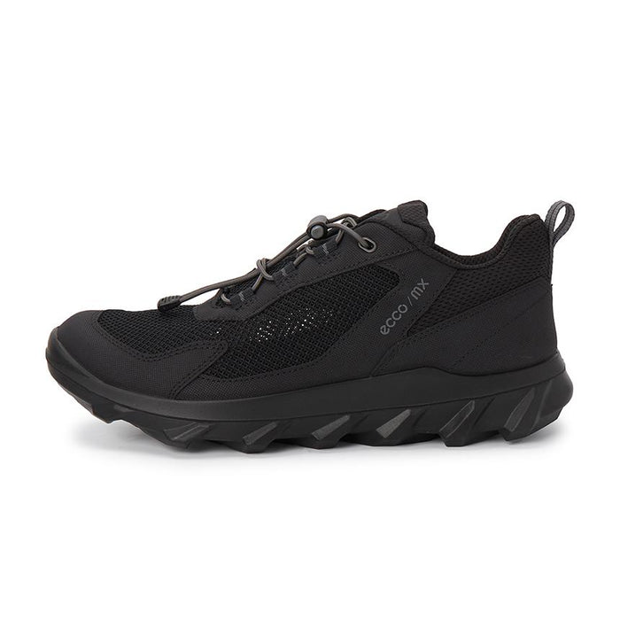 ecco Men’s Low-Top Leather Sneakers Black