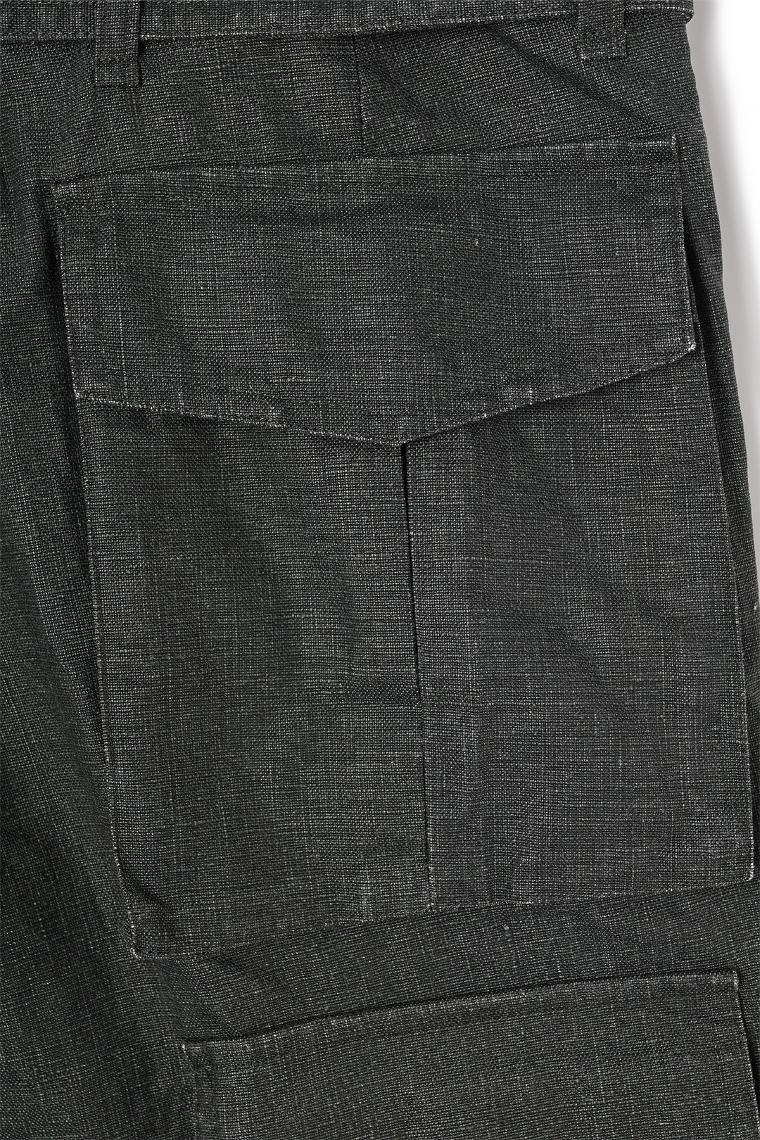 Dries Van Noten Coated Linen Cargo Pants Men 241 020935 8372 605