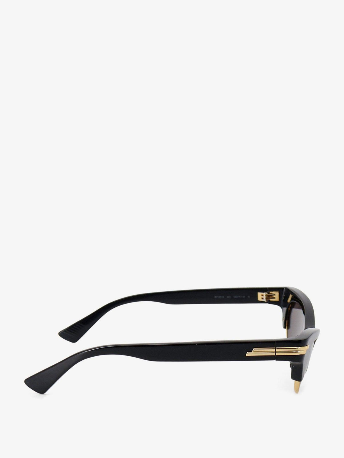 Bottega Veneta Black Acetate Square Sunglasses
