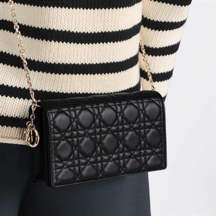 DIOR Lady Dior Lambskin Pouch S0204ONMJ M