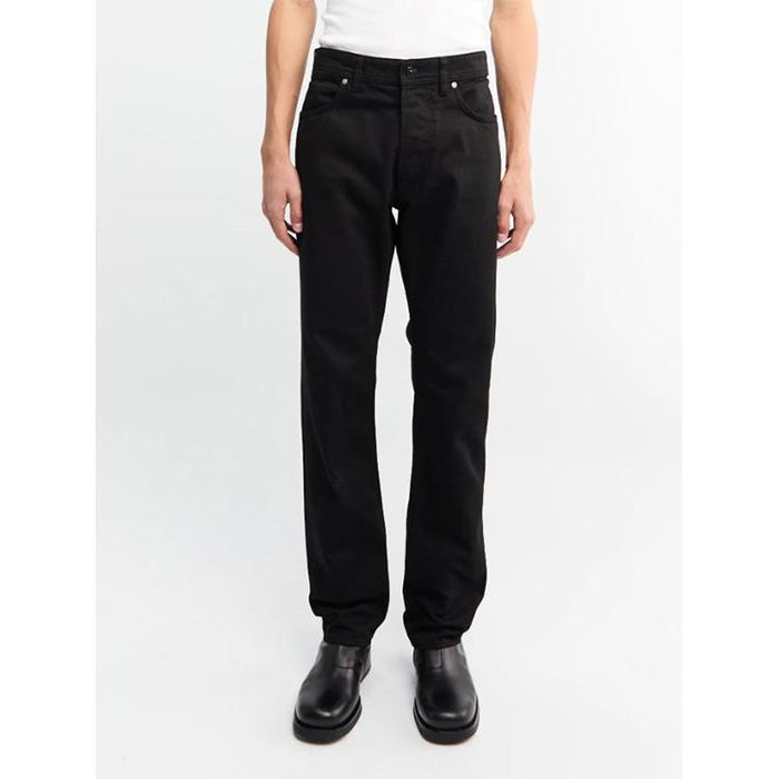 STONE ISLAND Black Rinse Straight Five-Pocket Denim Jeans
