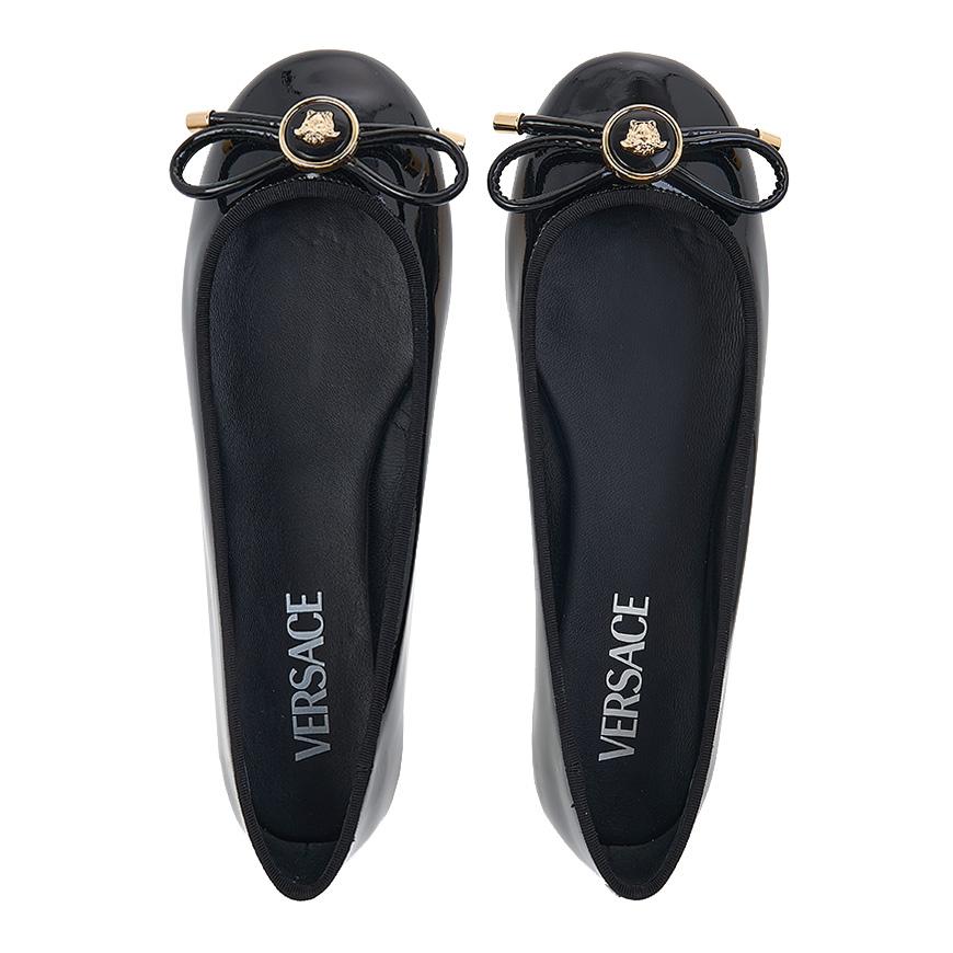 Versace Opera Bow Flat Shoes for Women 1017834 1A11949 1B00V