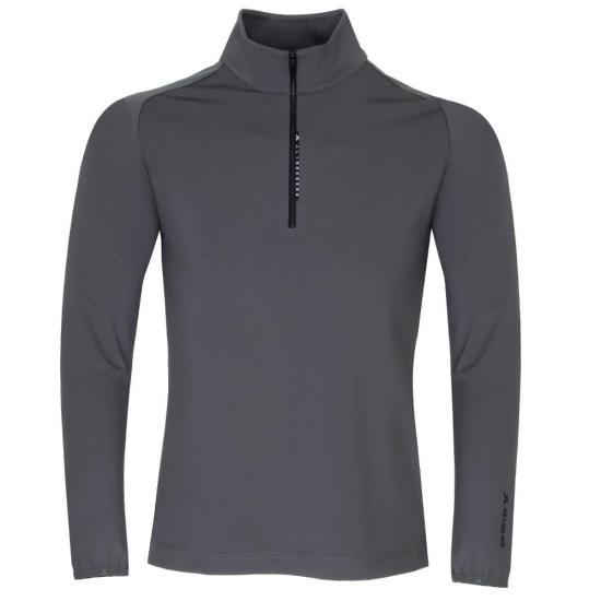 J LINDEBERG Long Sleeve Sweatshirt for Men GMJS10978W015 ASPHALT DOM