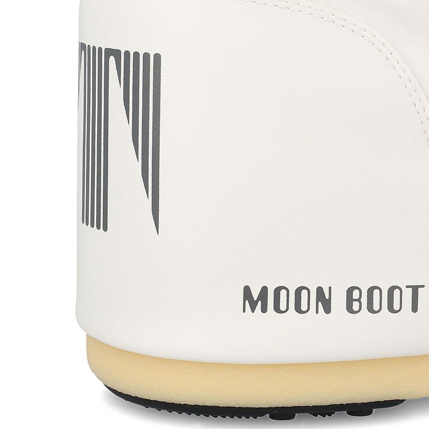 MOON BOOT Icon Nylon Snow Padded Ankle Boots Low White M 1409340 A009 80D1409340