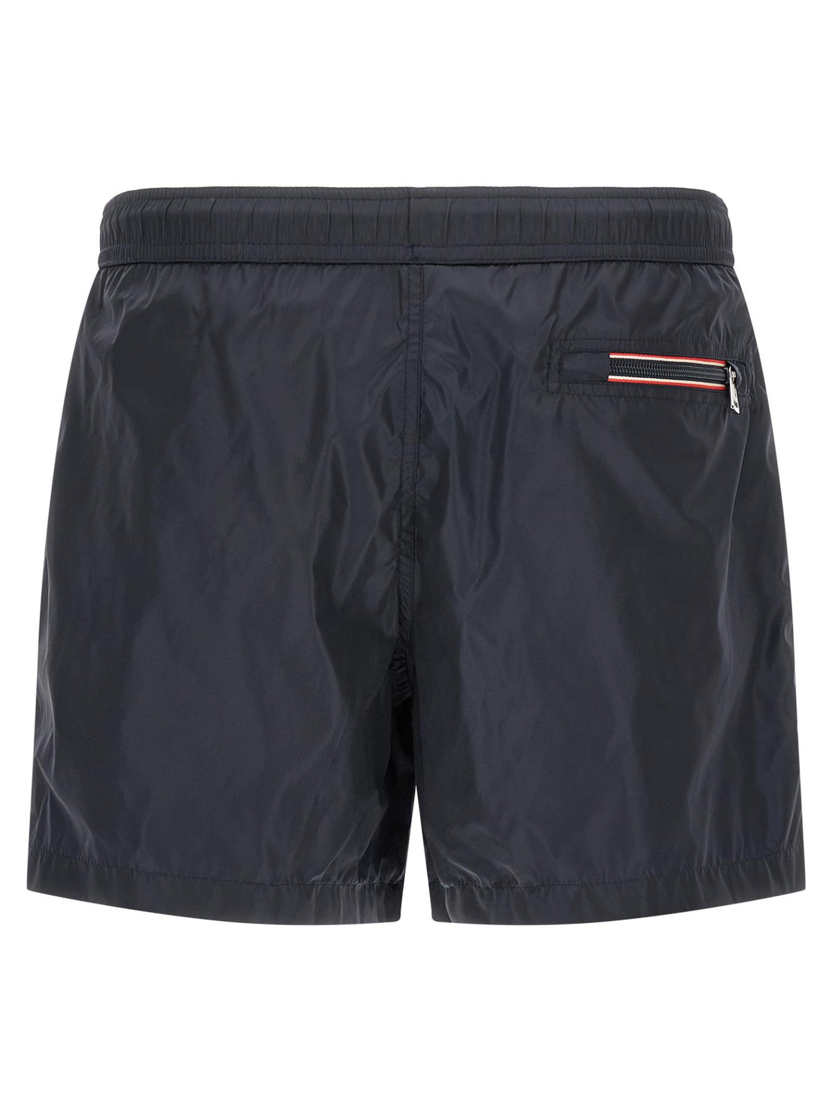 Moncler Navy Logo Swim Shorts for Men