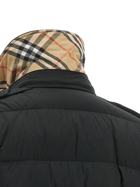 BURBERRY Black Down Puffer Jacket for Men