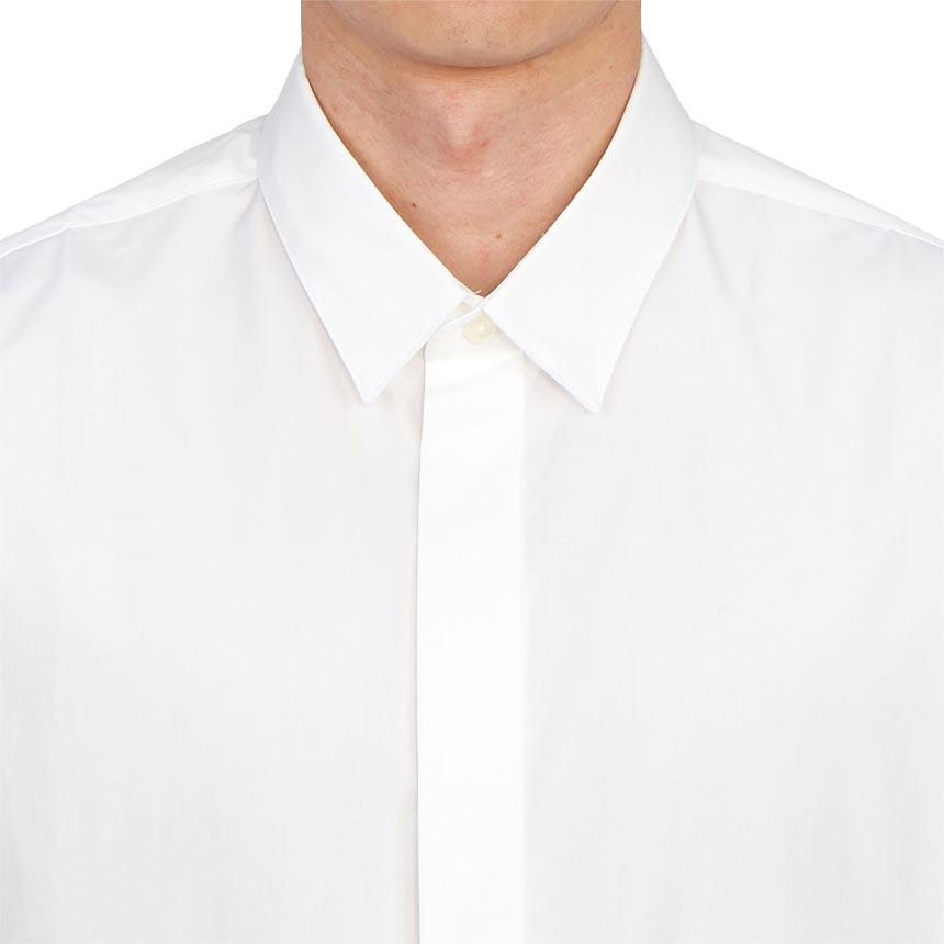 AMI Unisex Long Sleeve Shirt White Cotton