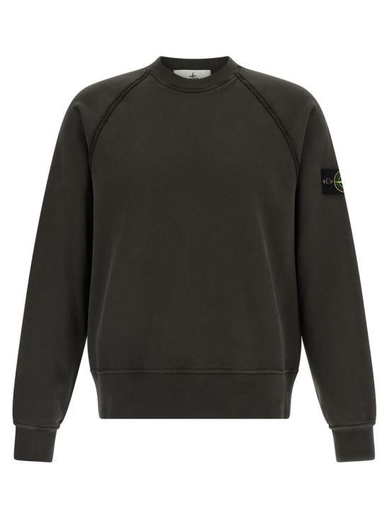 STONE ISLAND Brushed Organic Cotton Fleece Oversized Sweatshir K2S15 S0A20 V0062