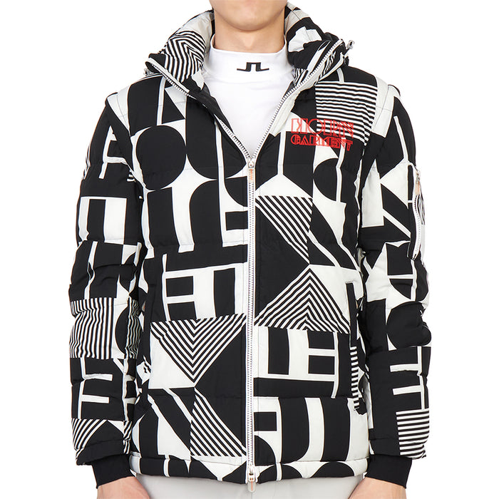 HORN GARMENT Men's Golf Puffer Jacket HCM 2C AD01 WHITE