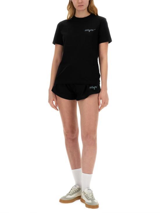 MSGM Black Shorts Women’s Fashion Pants 3641 MDB 7224700299