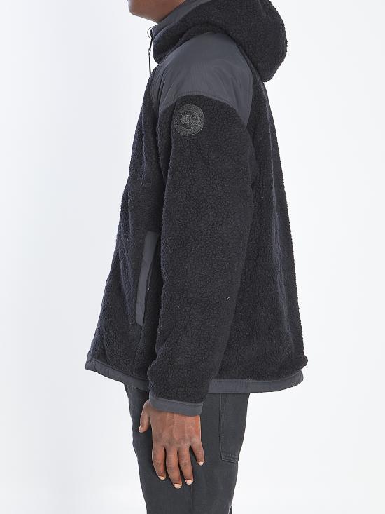 Canada Goose Albany Reversible Fleece Bomber Jacket Black Men's