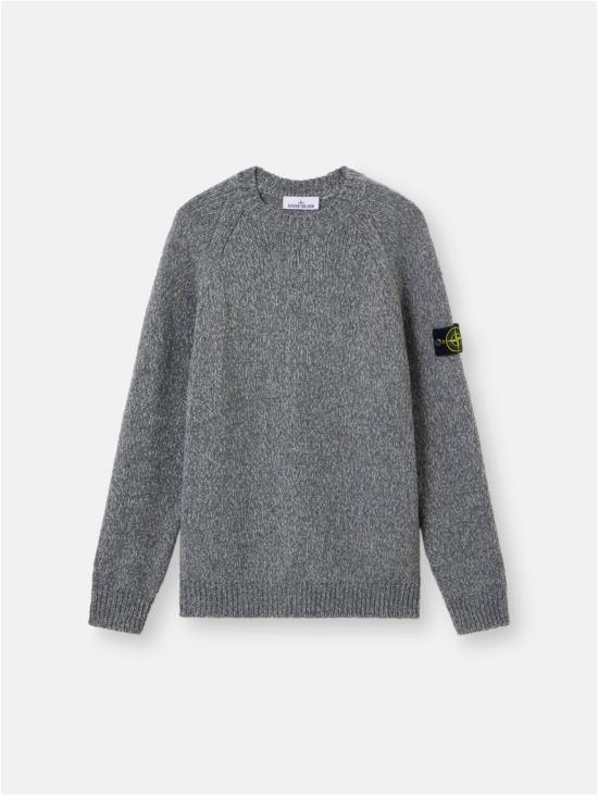 STONE ISLAND Fancy Yarn Mouline Wool Crewneck Sweater C K2S155100050 S00N1 V0M6B