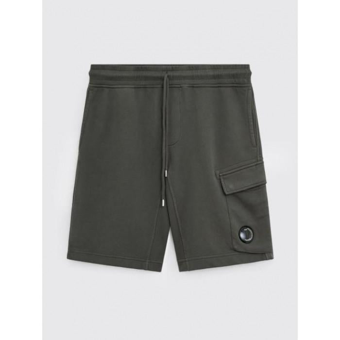 CP Company Diagonal Raised Fleece Cargo Bermuda Shorts