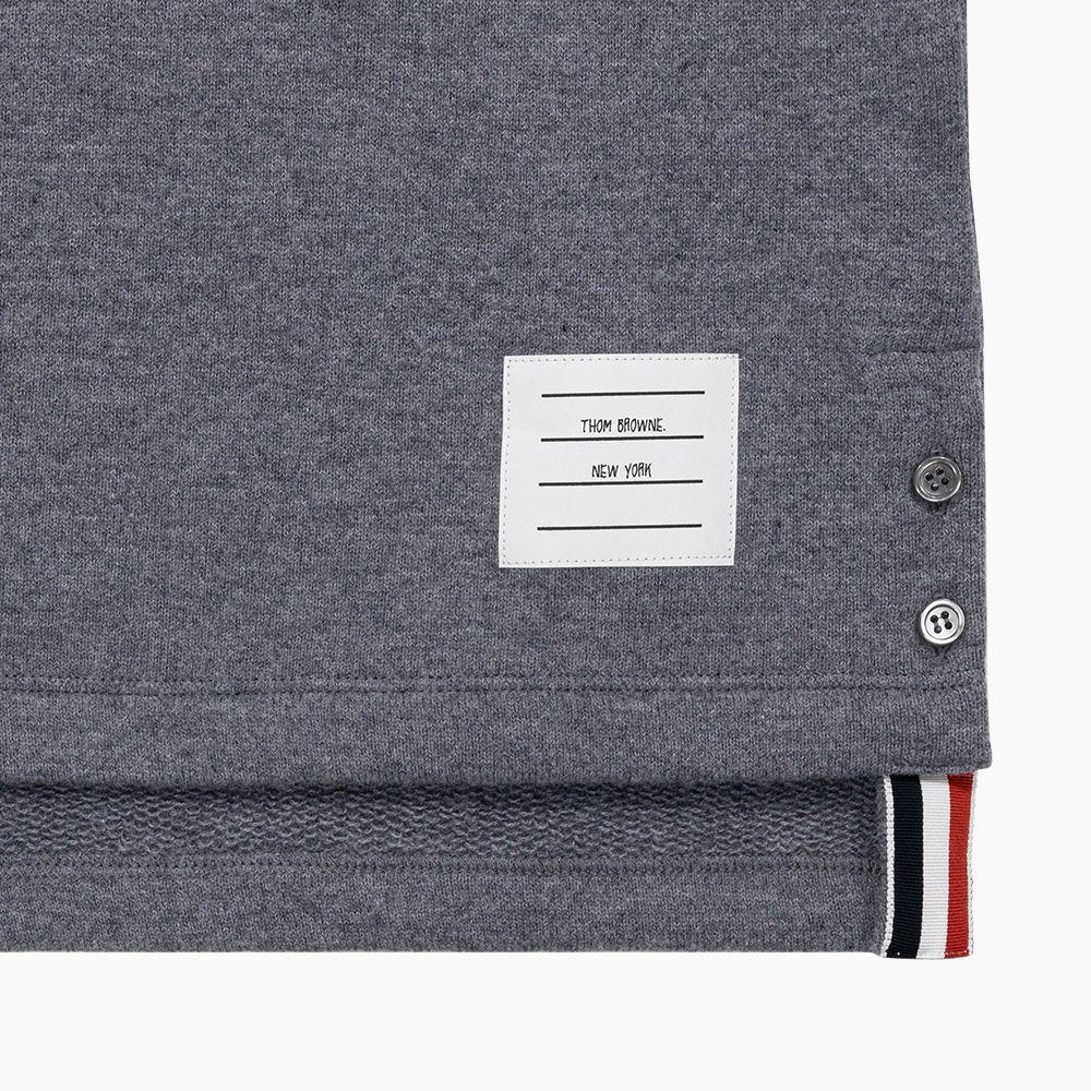 THOM BROWNE Grey Armband Stripe Women’s Crewneck Knit Sweater