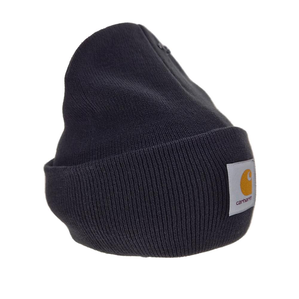 CARHARTT WIP Logo Patch Acrylic Beanie Black
