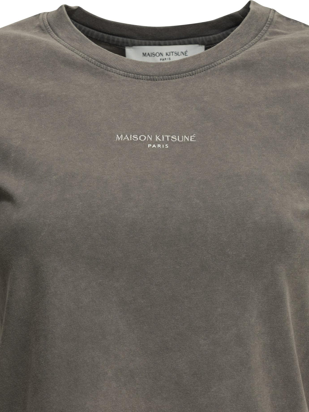 Maison Kitsune Cotton Logo Print T-Shirt for Women