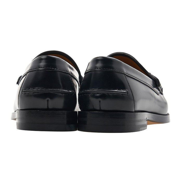 GUCCI Men's Horsebit Loafers Black Leather Loafer