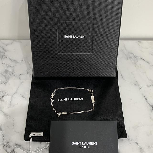 Saint Laurent Women’s YSL Monogram Opyum Rhinestone Bracelet