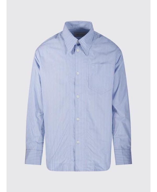 AMI Stripe Cotton Ami de Coeur Wide Shirt