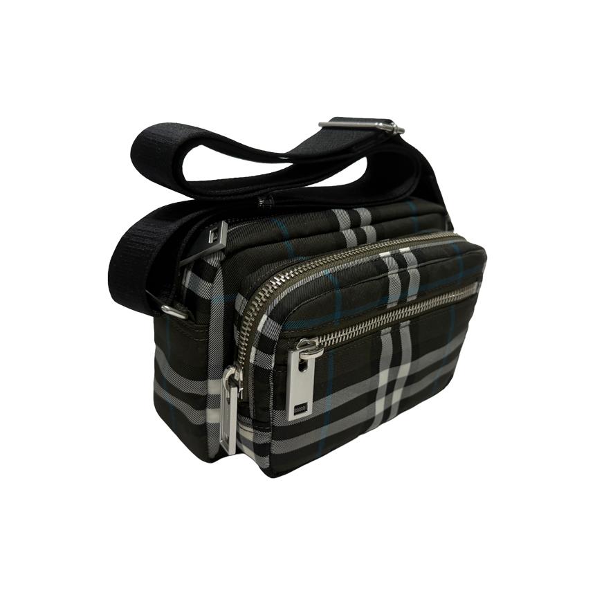 BURBERRY Check Pattern Crossbody Shoulder Hip Bag 81203651 SNUG