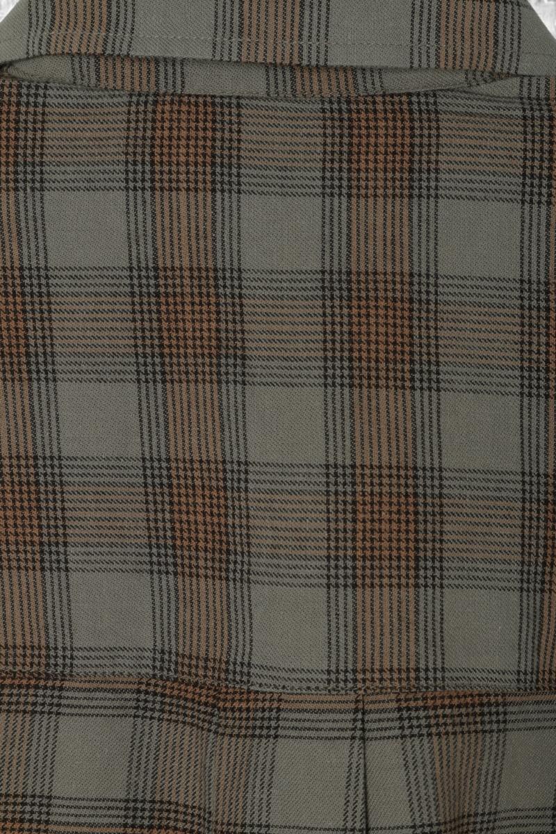 OUR LEGACY Iowa Flannel Check Borrowed Long Sleeve Shirt