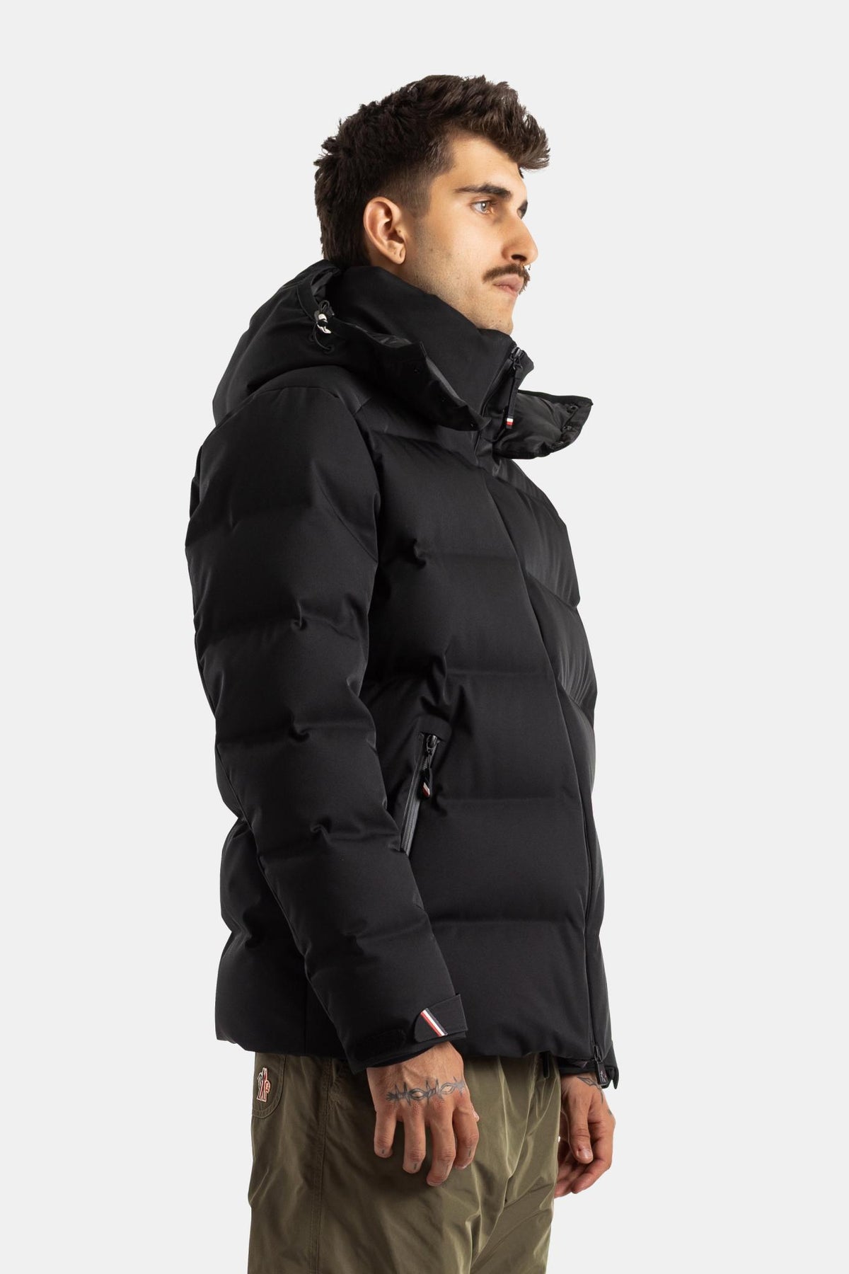 Moncler Black Down Puffer Jacket for Men