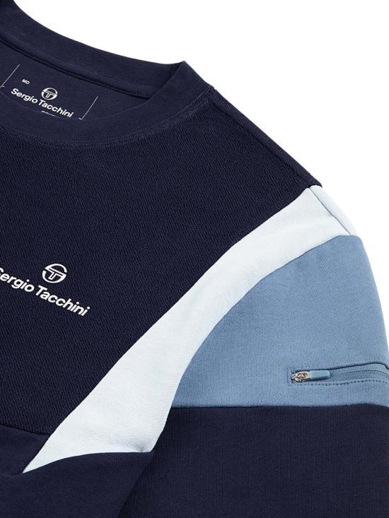 Sergio Tacchini Men’s Sweatshirt STF24M50936MARITIMEBLUE MARITIME BLUE DOM