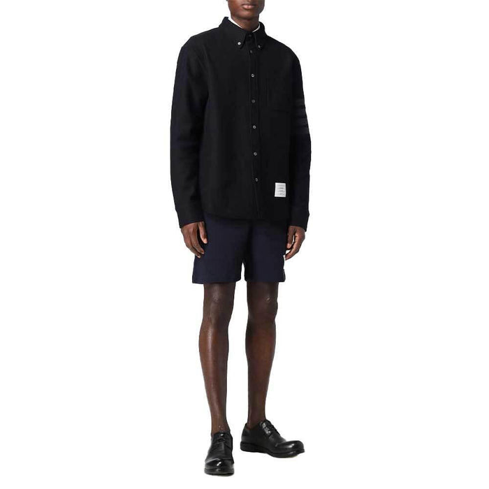 THOM BROWNE 4-Bar Twill Down Long Sleeve Shirt for Men