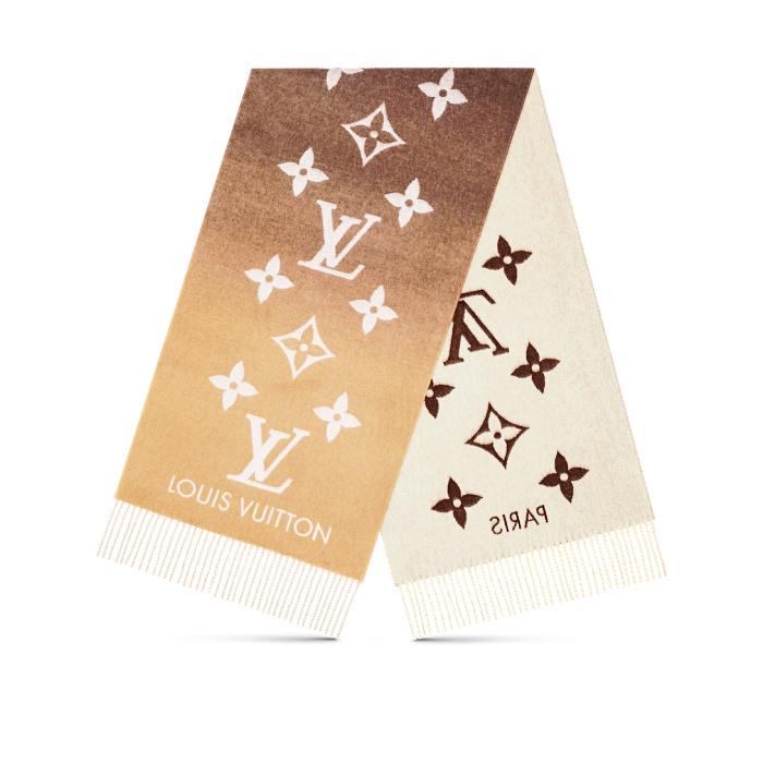 Louis Vuitton Reykjavik Gradient Scarf Beige M73675