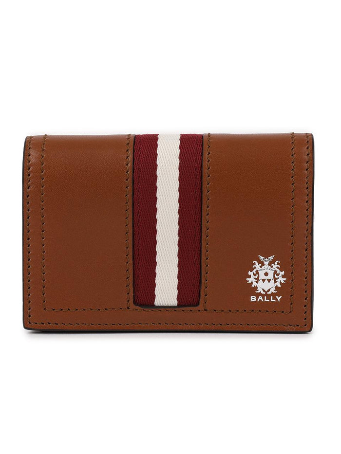BALLY Ray Leather Coin Wallet Black MLB03S VT989 U8N7P