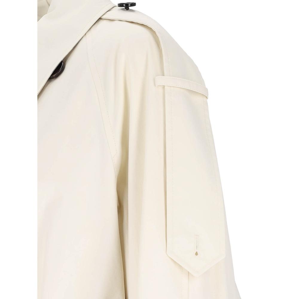 BURBERRY Gabardine Long Trench Coat for Women