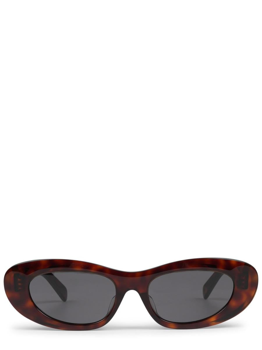 CELINE Black Acetate Square Sunglasses