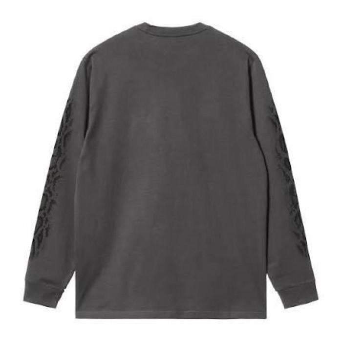 CARHARTT WIP Camo Snake Long Sleeve T-Shirt I036387 89GD