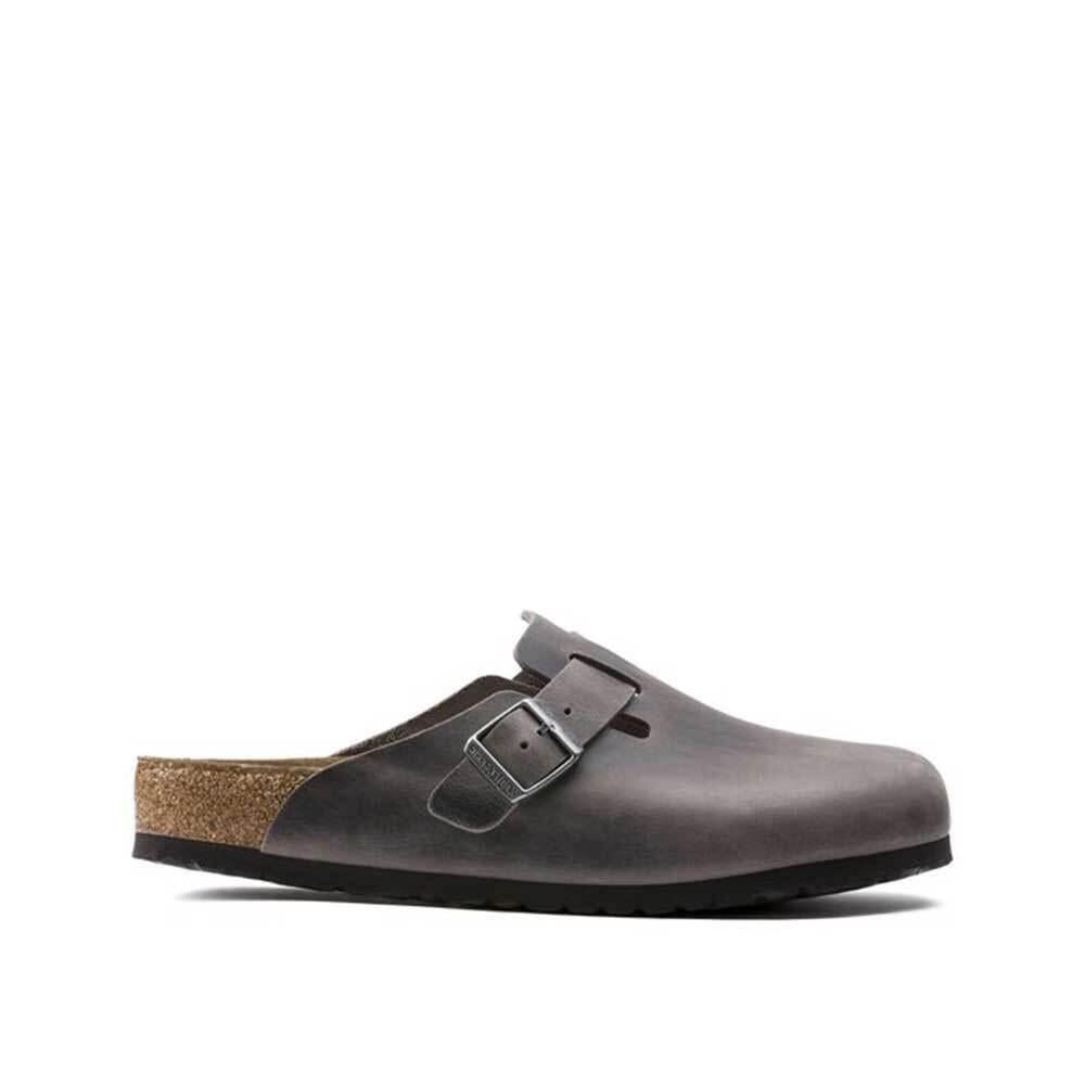 Birkenstock Boston SFB Suede Clog Slippers Men 1013255
