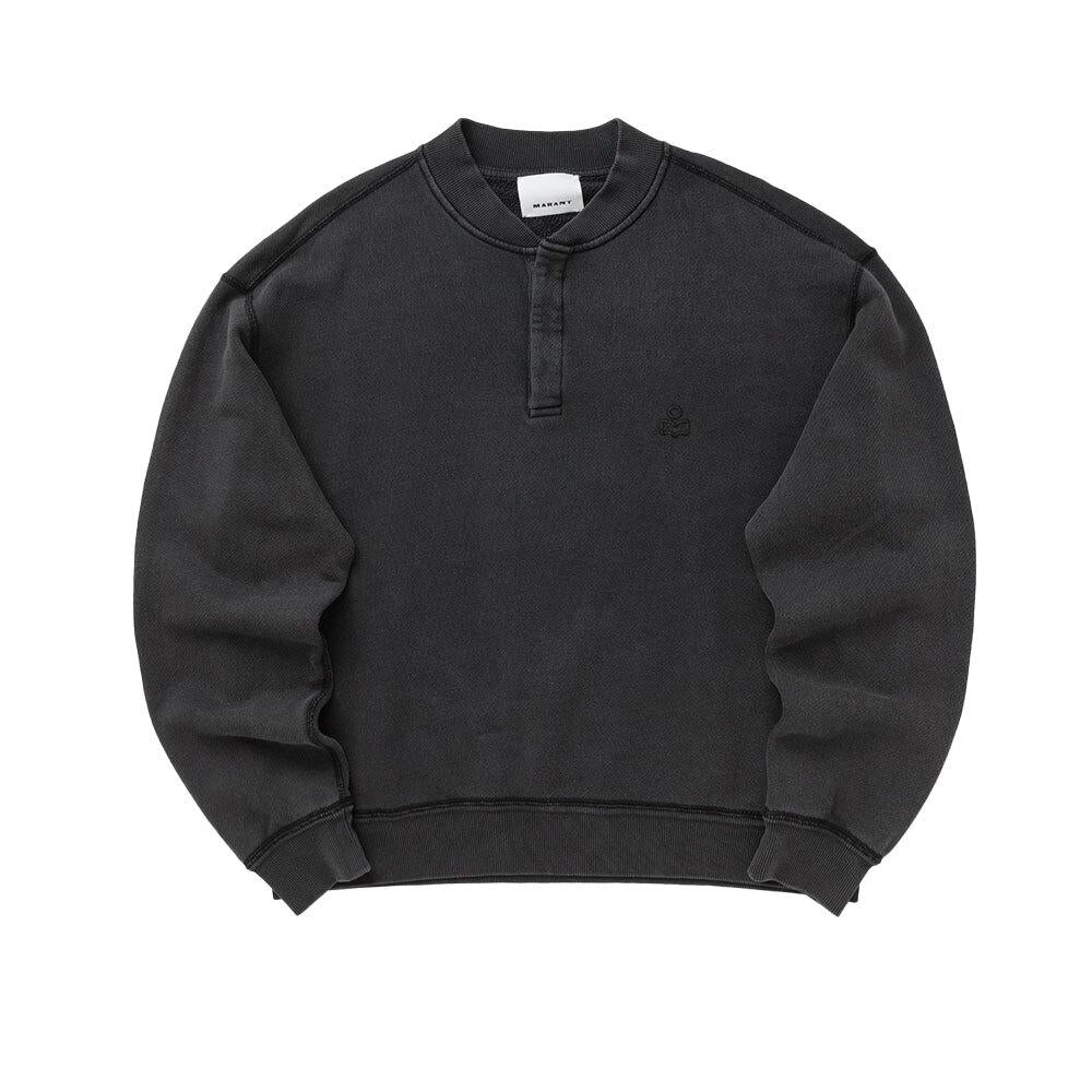 Isabel Marant Matthias Henley Neck Men's Sweatshirt SSW0162HA C3M03H 02FK
