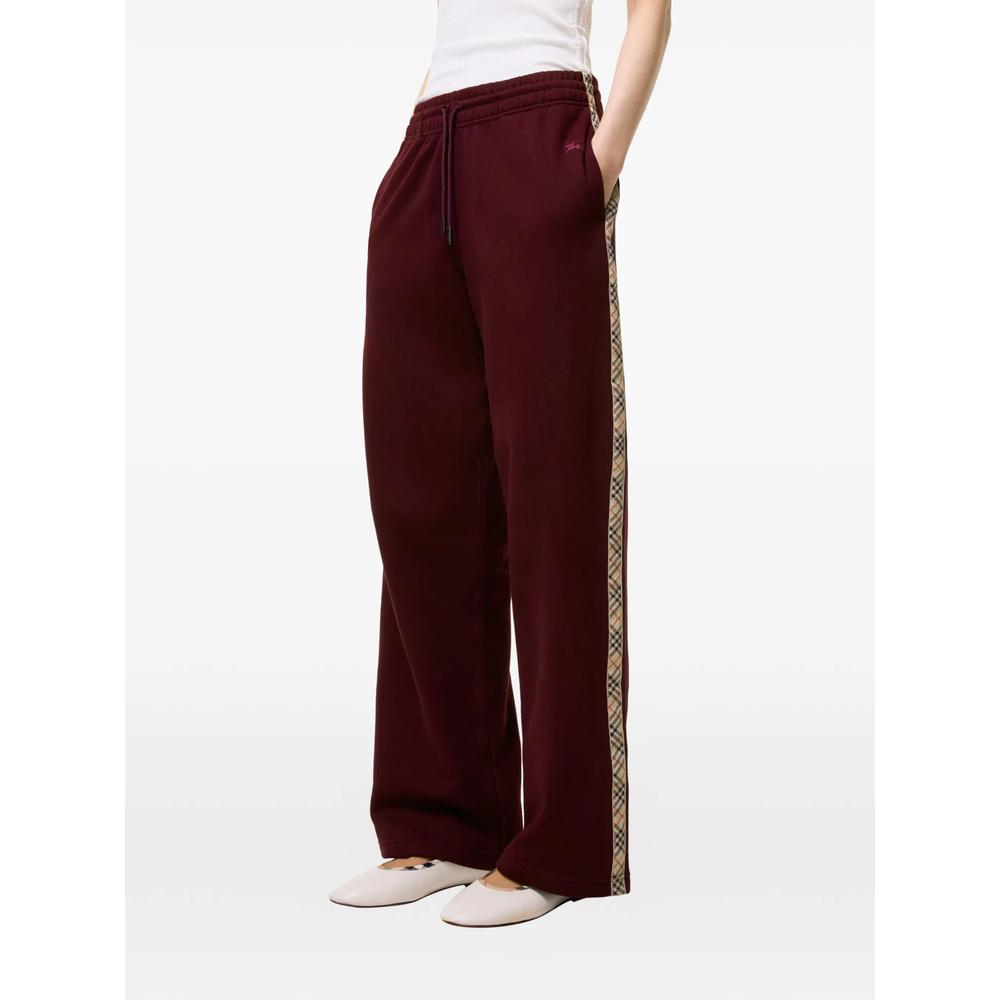 BURBERRY Black Training Pants Women Sports Outdoor