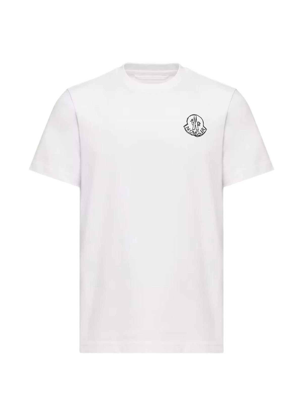 Moncler Short Sleeve T-Shirt Navy Cotton Men’s Top