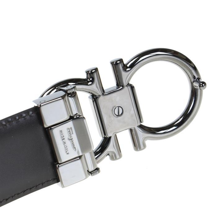 Ferragamo Gancini Buckle Leather Men's Belt