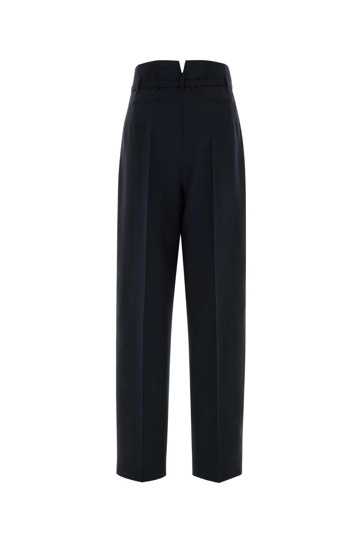 PRADA Black Wool Classic Trousers