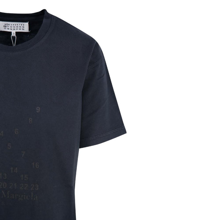 Maison Margiela Logo Print Backstitch T-Shirt Black