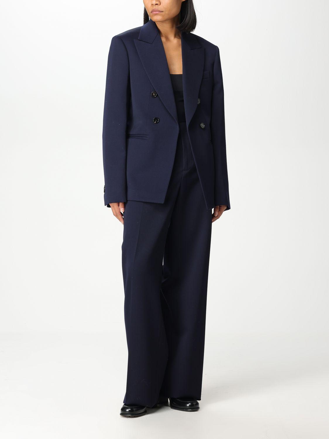 Bottega Veneta Navy Wool Classic Trousers