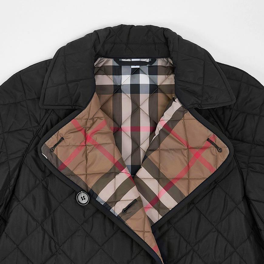 BURBERRY Women’s Tything Quilted Jacket Black