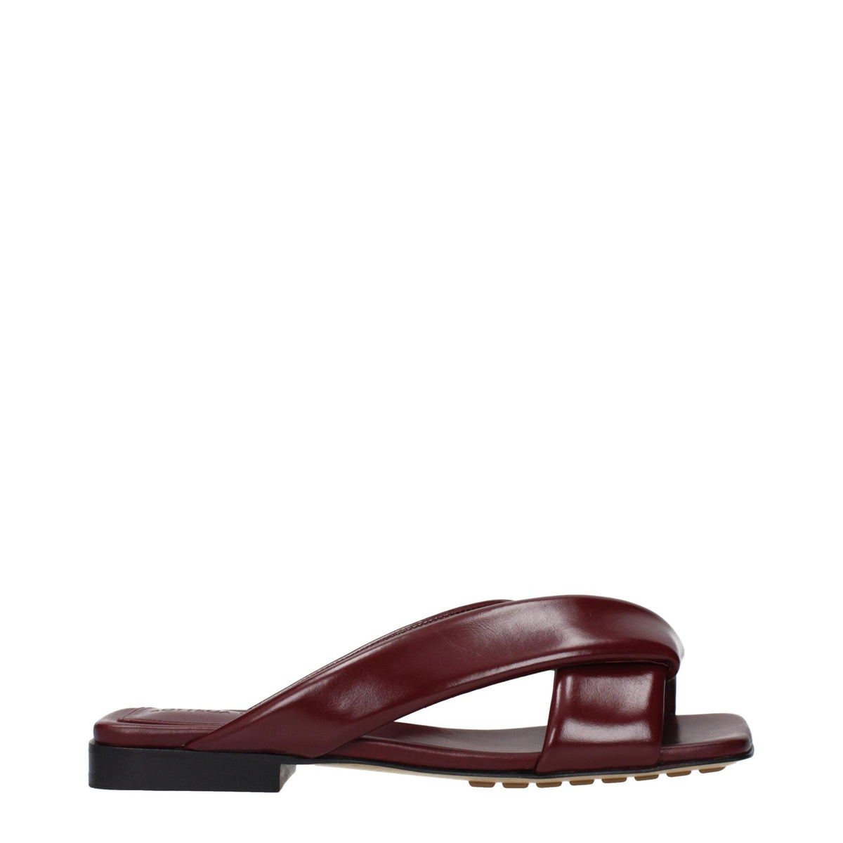 Bottega Veneta Leather Slippers Women’s Black Slide Sandals