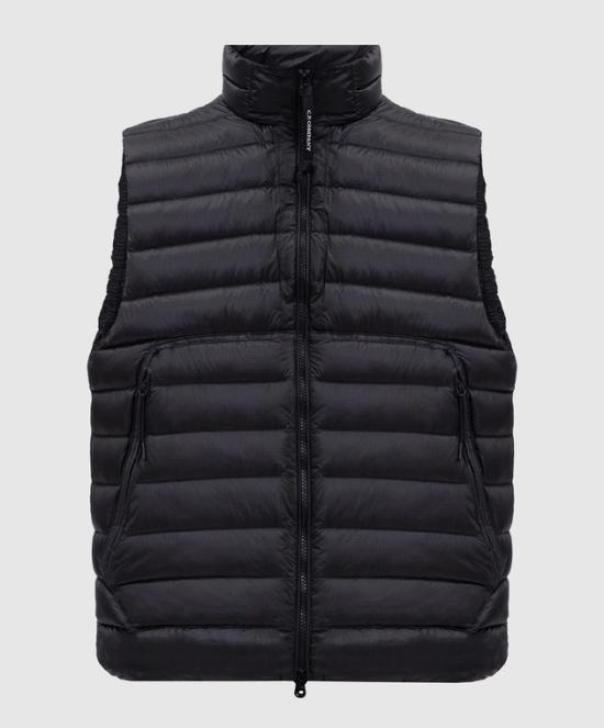 CP Company Black Quilted Vest for Men RCCMVE703M 110416A 999 BLACK DOM