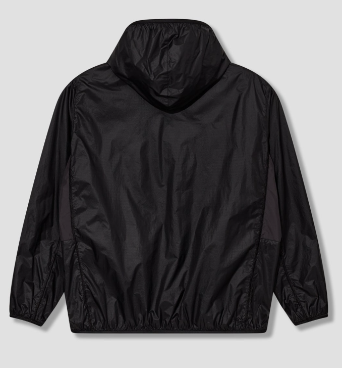Moncler Black Nylon Mendes Windbreaker Jacket for Men 091 1A00036 68953
