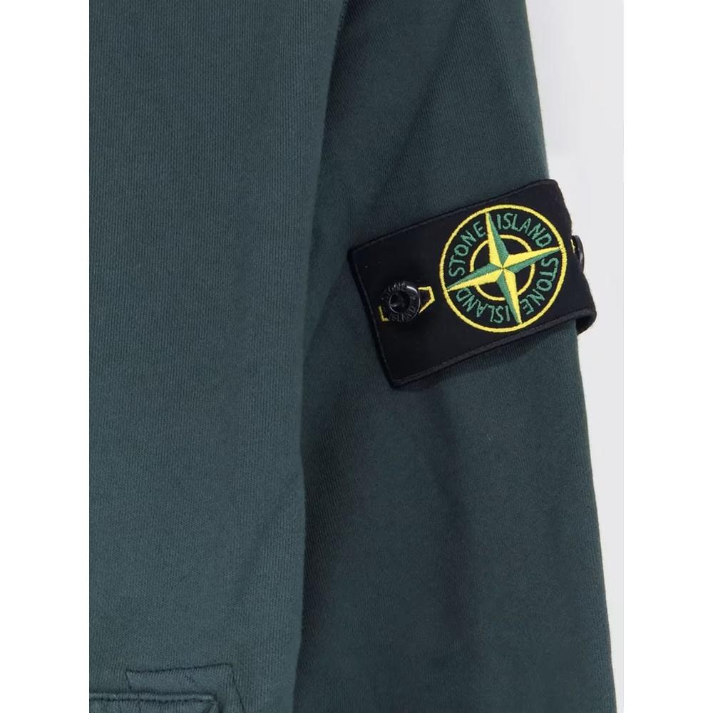 STONE ISLAND Cotton Fleece Zip Hoodie Jacket for Men V005S