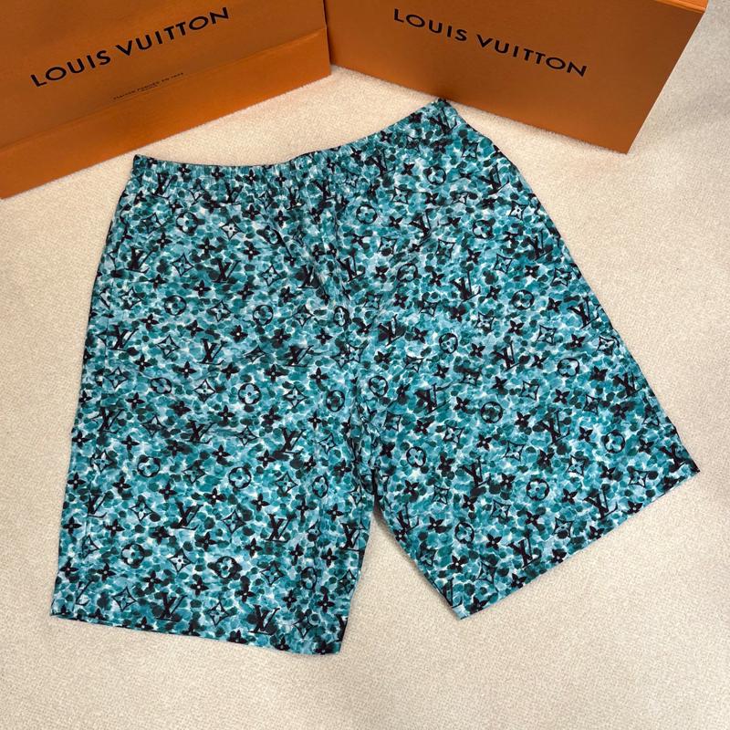 Louis Vuitton Printed Nylon Swim Shorts Blue Men’s