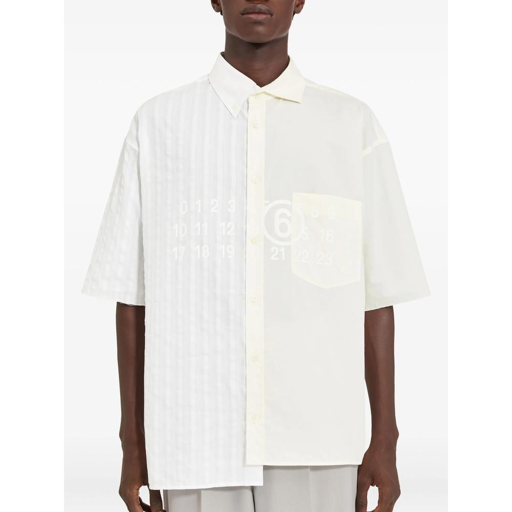 Maison Margiela White Cotton Long Sleeve Shirt