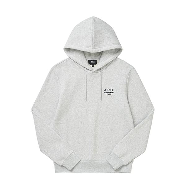 A.P.C. Gray/Black Unisex Hooded Sweatshirt